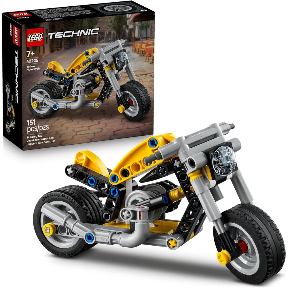 LEGO TECHNIC MOTO AMARILLA 42225 - 1