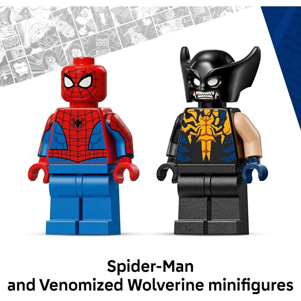 LEGO MARVEL SPIDER-MAN AUTO VS LOBEZNO VENENOSO 76336 - 5