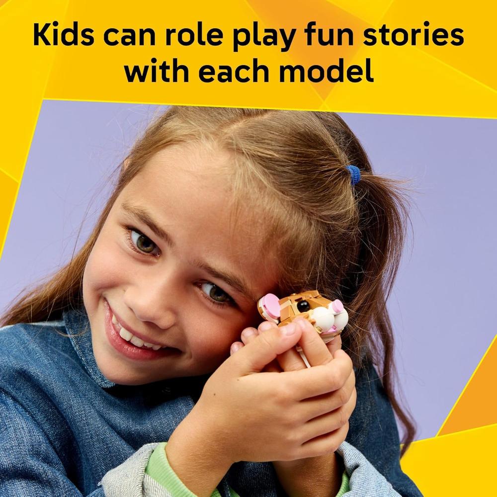 LEGO CREATOR 3 EN 1 SIMPÁTICO HÁMSTER CON FLOR 31376 - 3