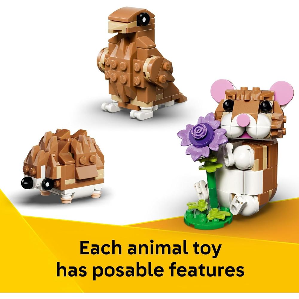 LEGO CREATOR 3 EN 1 SIMPÁTICO HÁMSTER CON FLOR 31376 - 4