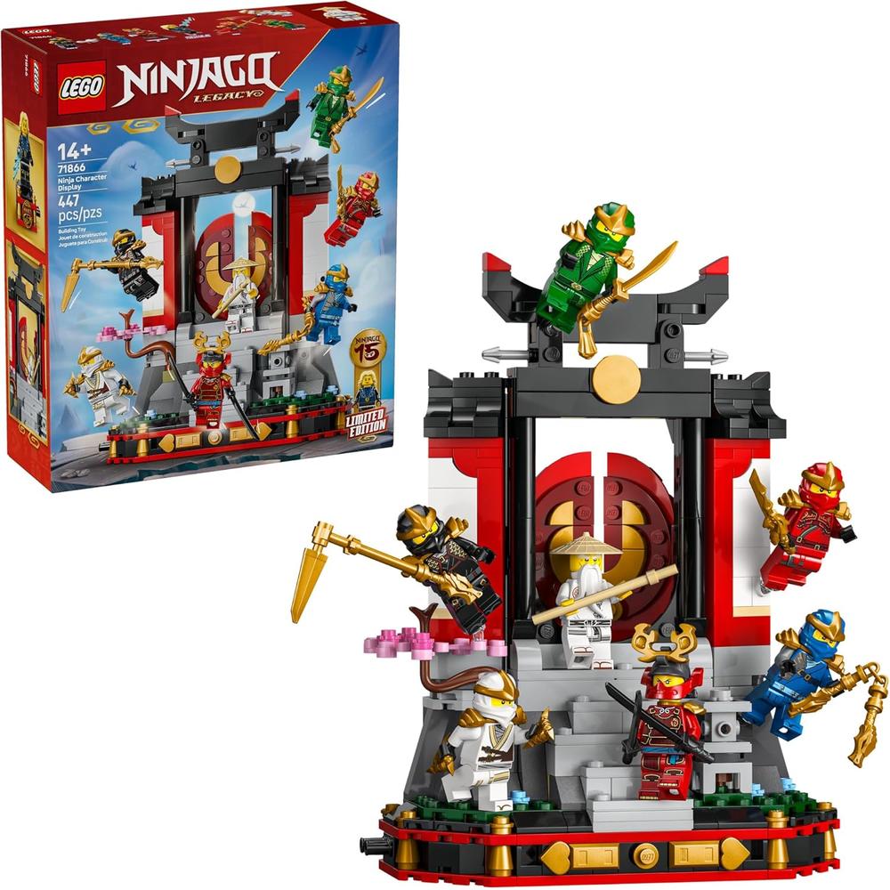 LEGO NINJAGO EXHIBICIÓN PERSONAJES NINJA 15° ANIVERSARIO 71866 - 1