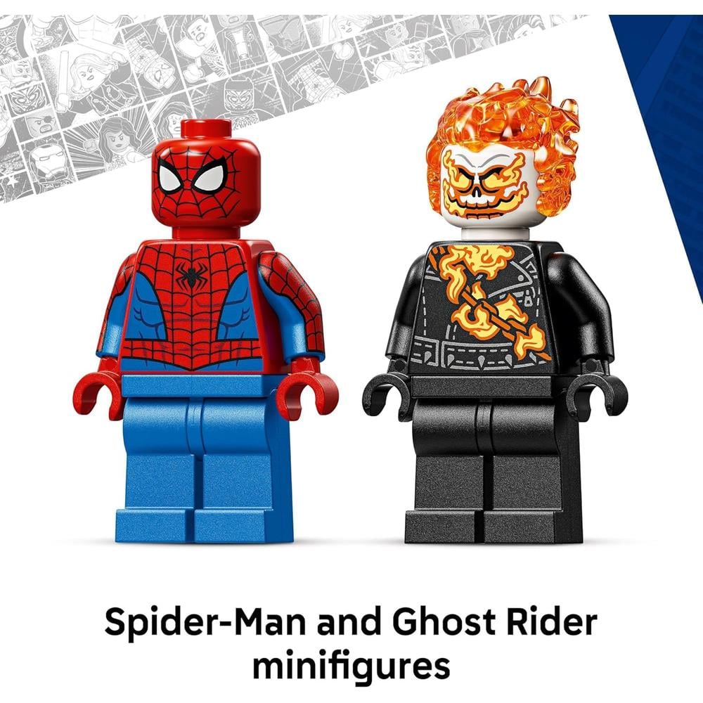 LEGO MARVEL SPIDER-MAN VS GHOST RIDER MOTO 76335 - 5