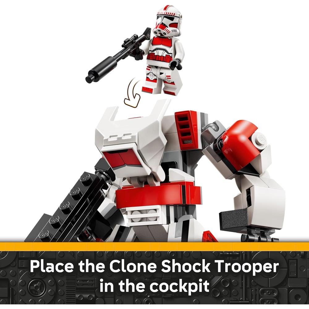 LEGO STAR WARS SOLDADO CLON DE CHOQUE MECH 75448 - 5
