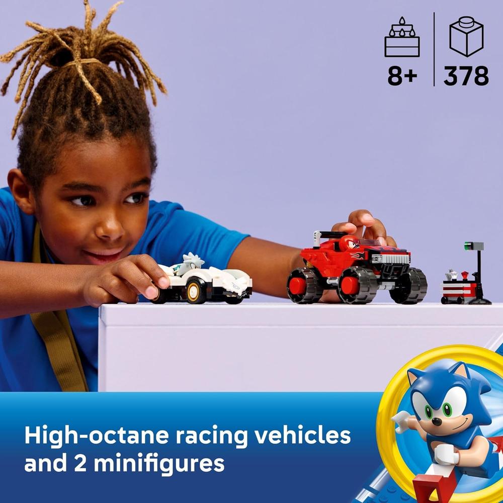 LEGO SONIC THE HEDGEHOG COCHE DE SILVER VS MONSTER TRUCK DE KNUCKLES 77118 - 2