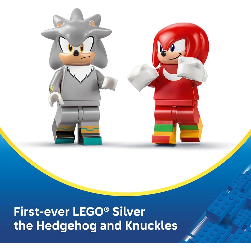 LEGO SONIC THE HEDGEHOG COCHE DE SILVER VS MONSTER TRUCK DE KNUCKLES 77118 - 5
