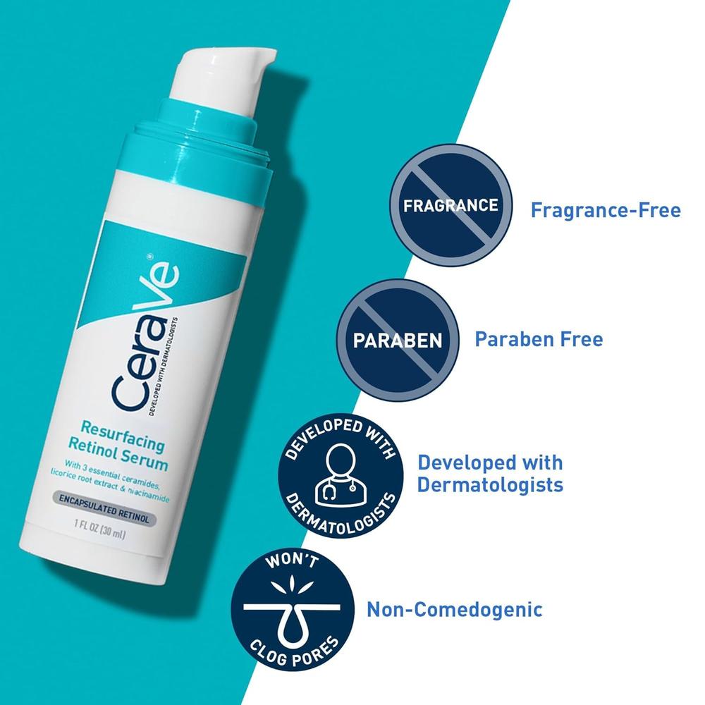 CERAVE SUERO RENOVADOR PARA MARCAS POST ACNÉ 1 FL OZ / 30 ML - 5