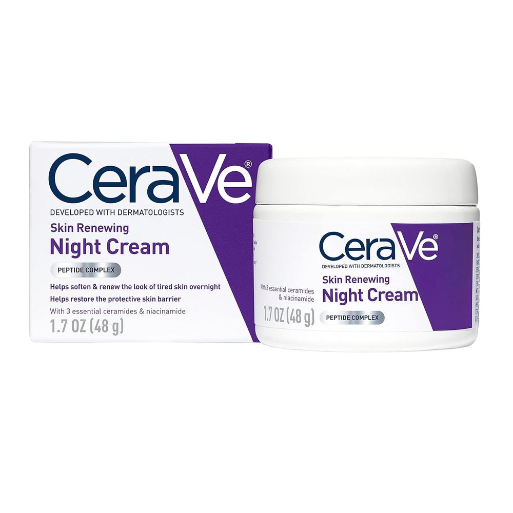 CERAVE CREMA DE NOCHE RENOVADORA DE PIEL 1.7 OZ / 48 GR - 1