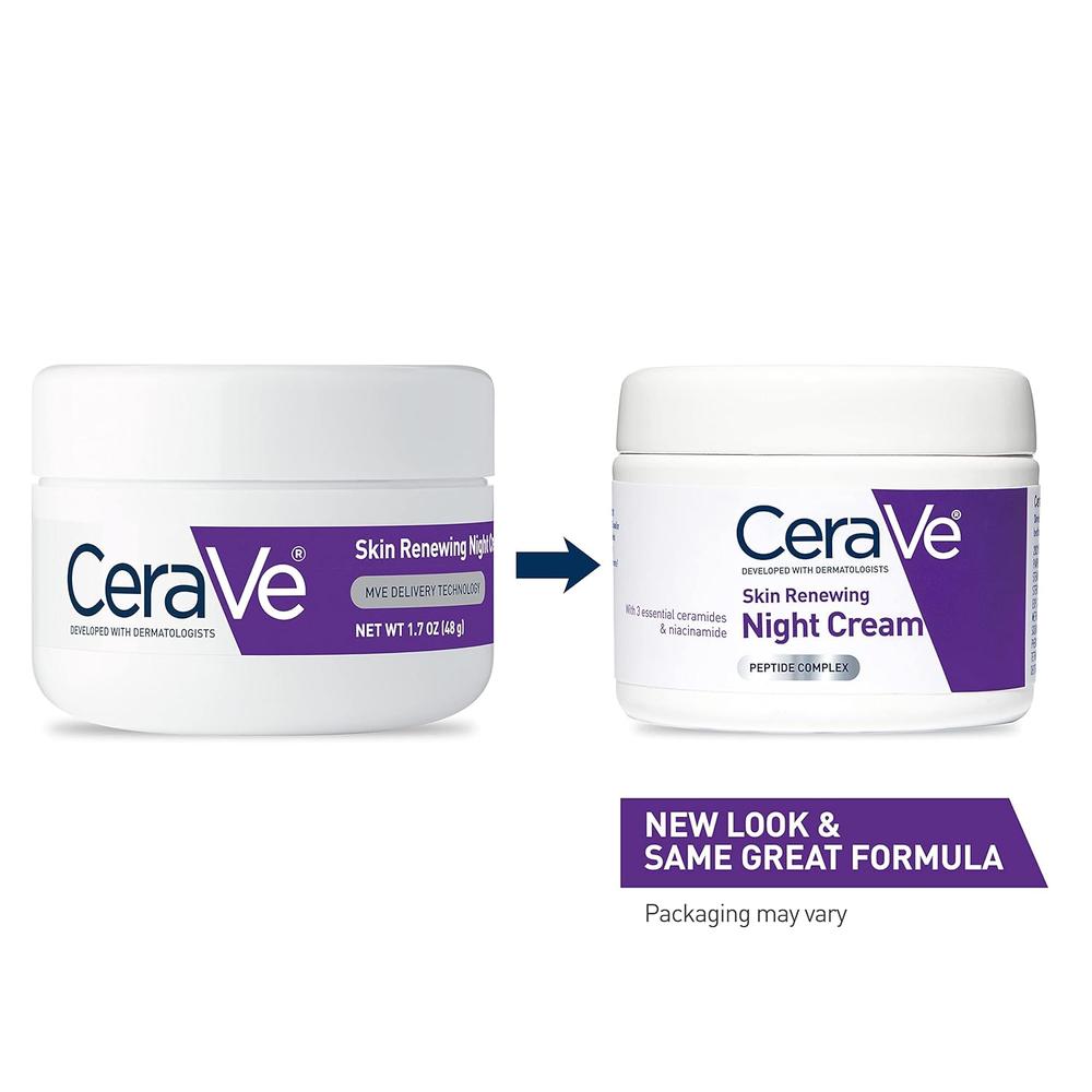 CERAVE CREMA DE NOCHE RENOVADORA DE PIEL 1.7 OZ / 48 GR - 2