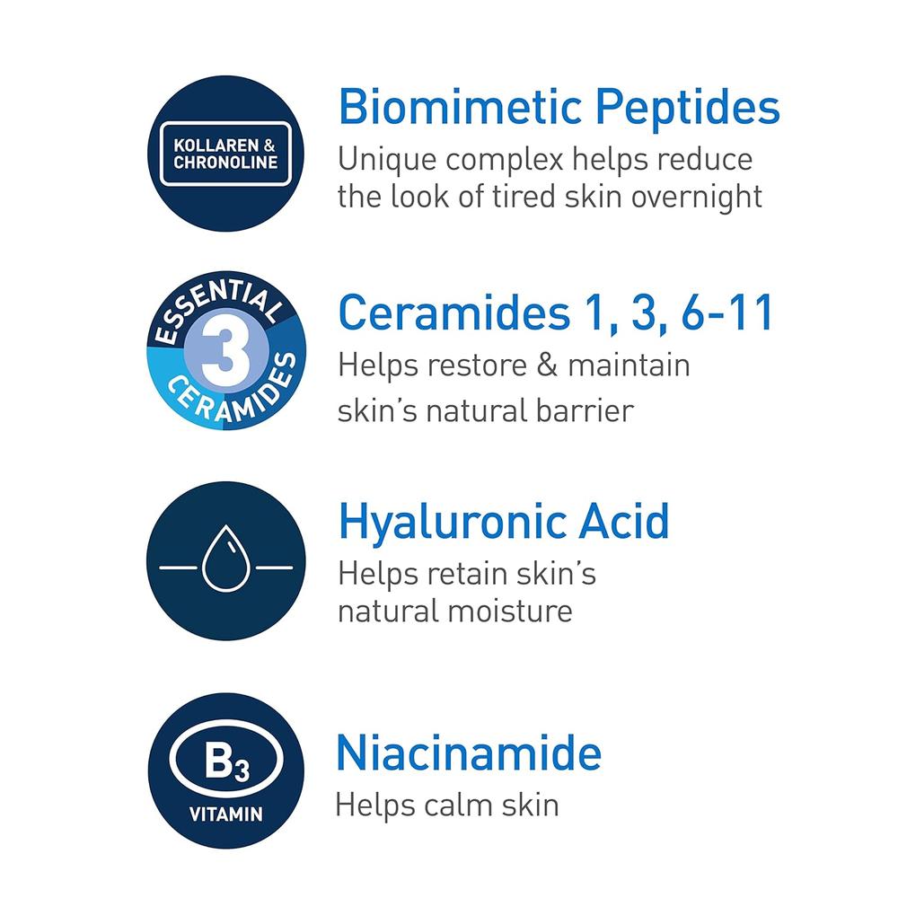 CERAVE CREMA DE NOCHE RENOVADORA DE PIEL 1.7 OZ / 48 GR - 3
