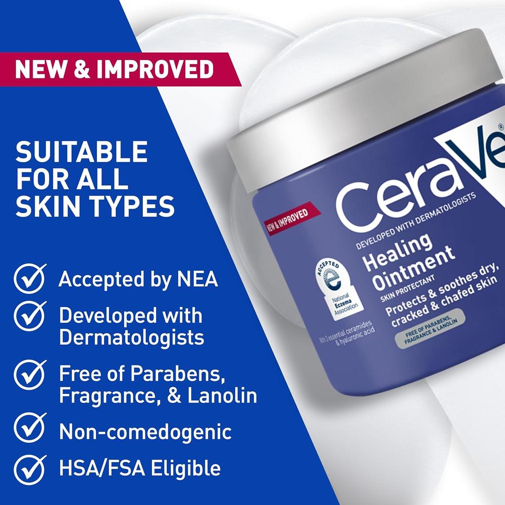 CERAVE POMADA REPARADORA DE LA BARRERA CUTÁNEA 12 OZ / 340 GR - 3