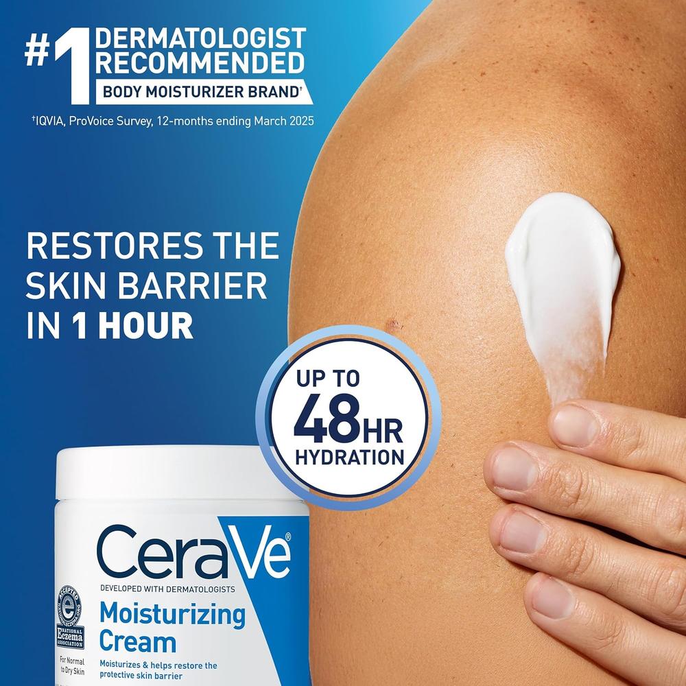 CERAVE CREMA HIDRATANTE CORPORAL Y FACIAL PARA PIEL SECA 19 OZ / 539 GR - 3