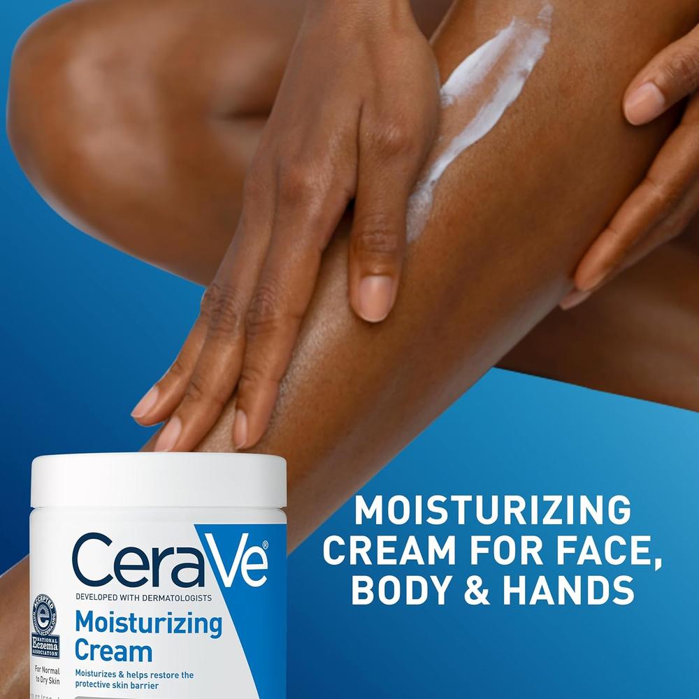 CERAVE CREMA HIDRATANTE CORPORAL Y FACIAL PARA PIEL SECA 19 OZ / 539 GR - 5