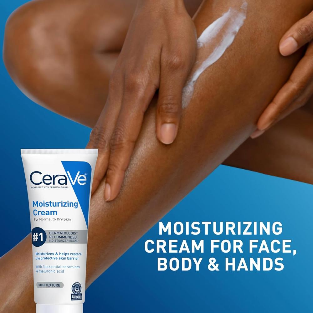 CERAVE CREMA HIDRATANTE FACIAL Y CORPORAL 8 OZ / 236 ML - 4