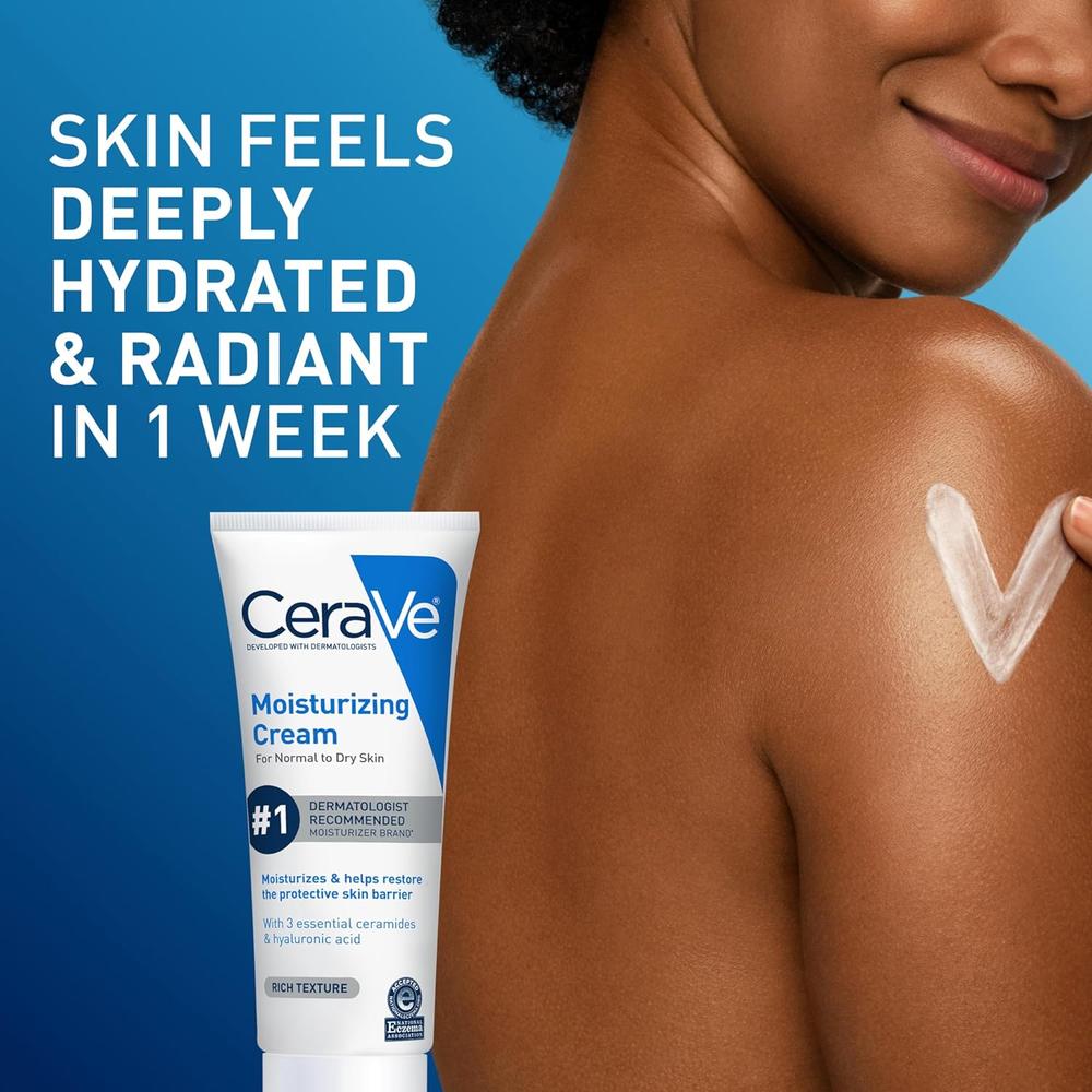 CERAVE CREMA HIDRATANTE FACIAL Y CORPORAL 8 OZ / 236 ML - 6