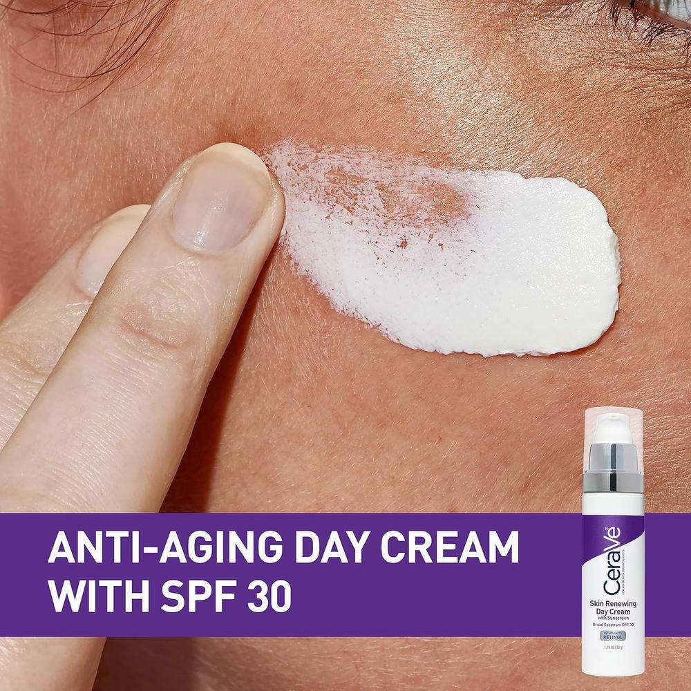 CERAVE CREMA FACIAL ANTIARRUGAS FPS 30 CON RETINOL 1.76 OZ / 50 GR - 3