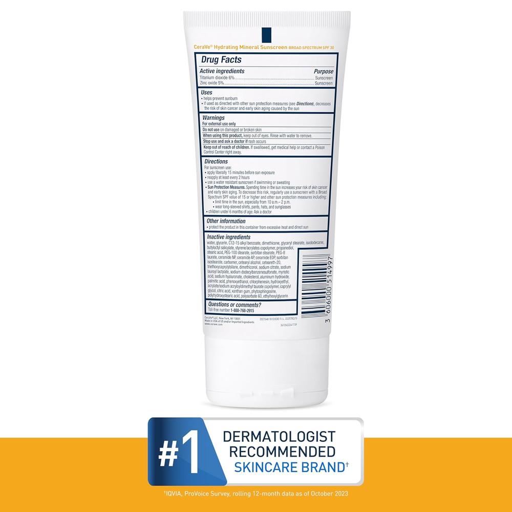CERAVE PROTECTOR SOLAR CORPORAL FPS 30 - 5 OZ / 150 ML - 6
