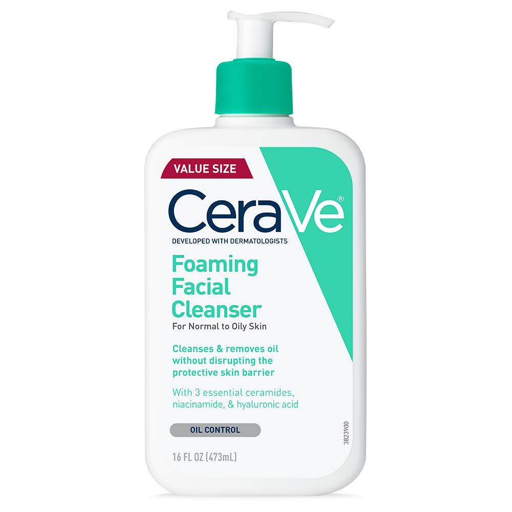 CERAVE LIMPIADOR FACIAL PARA PIEL GRASA 16 FL OZ / 473 ML - 1