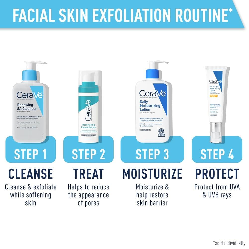 CERAVE LIMPIADOR RENOVADOR CON ÁCIDO SALICÍLICO EXFOLIANTE 8 OZ / 237 ML - 5