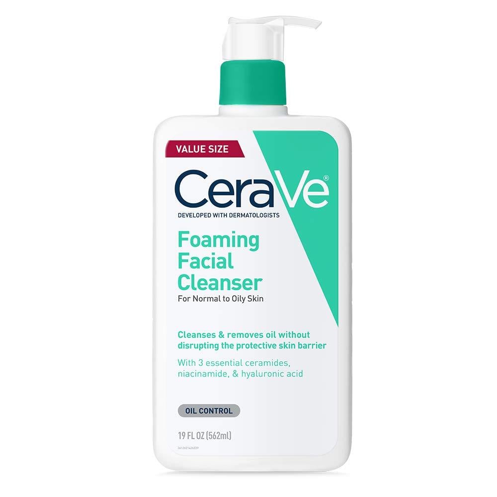 CERAVE LIMPIADOR FACIAL PARA PIEL GRASA 19 OZ / 562 ML - 1
