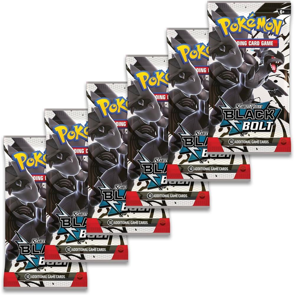 JUEGO DE CARTAS POKÉMON TCG SCARLET Y VIOLET BLACK BOLT BOOSTER PACK (INGLÉS) - 3