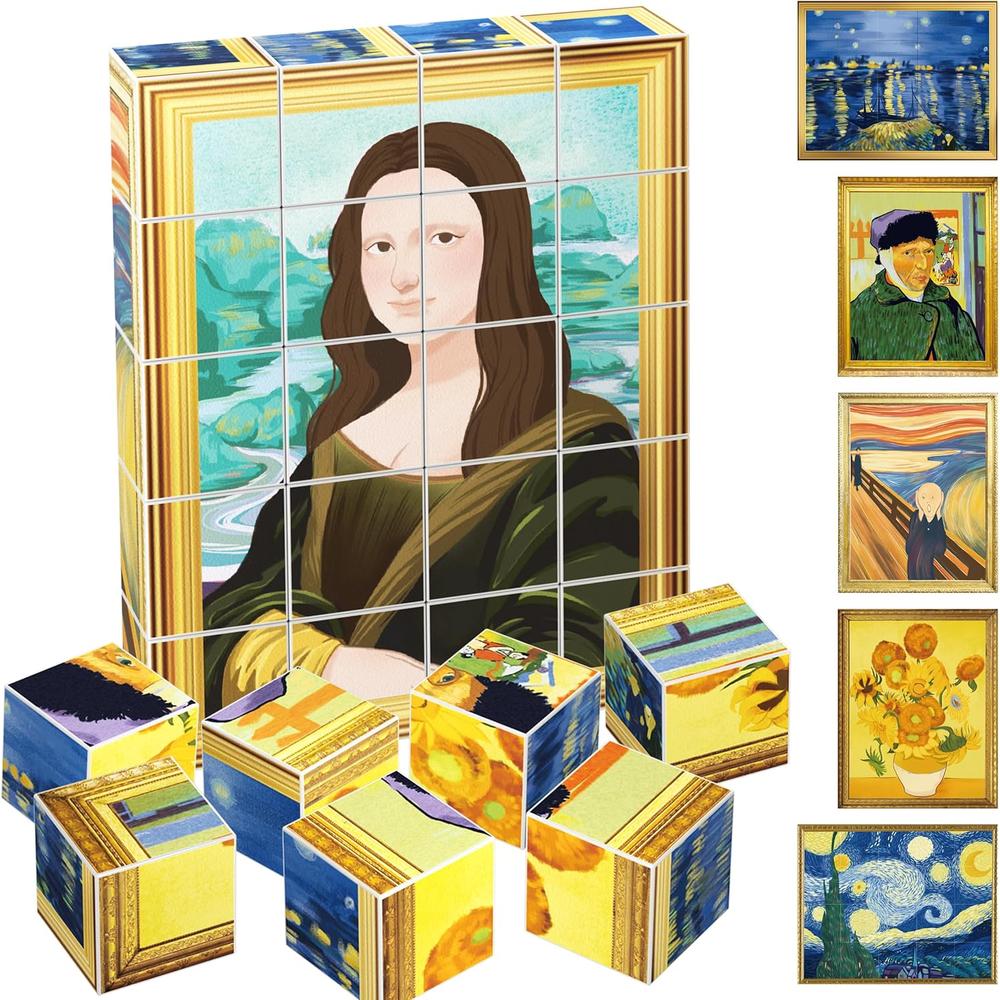 CUBOS MAGNÉTICOS ARTE 20 PIEZAS PICASSOTILES - 1