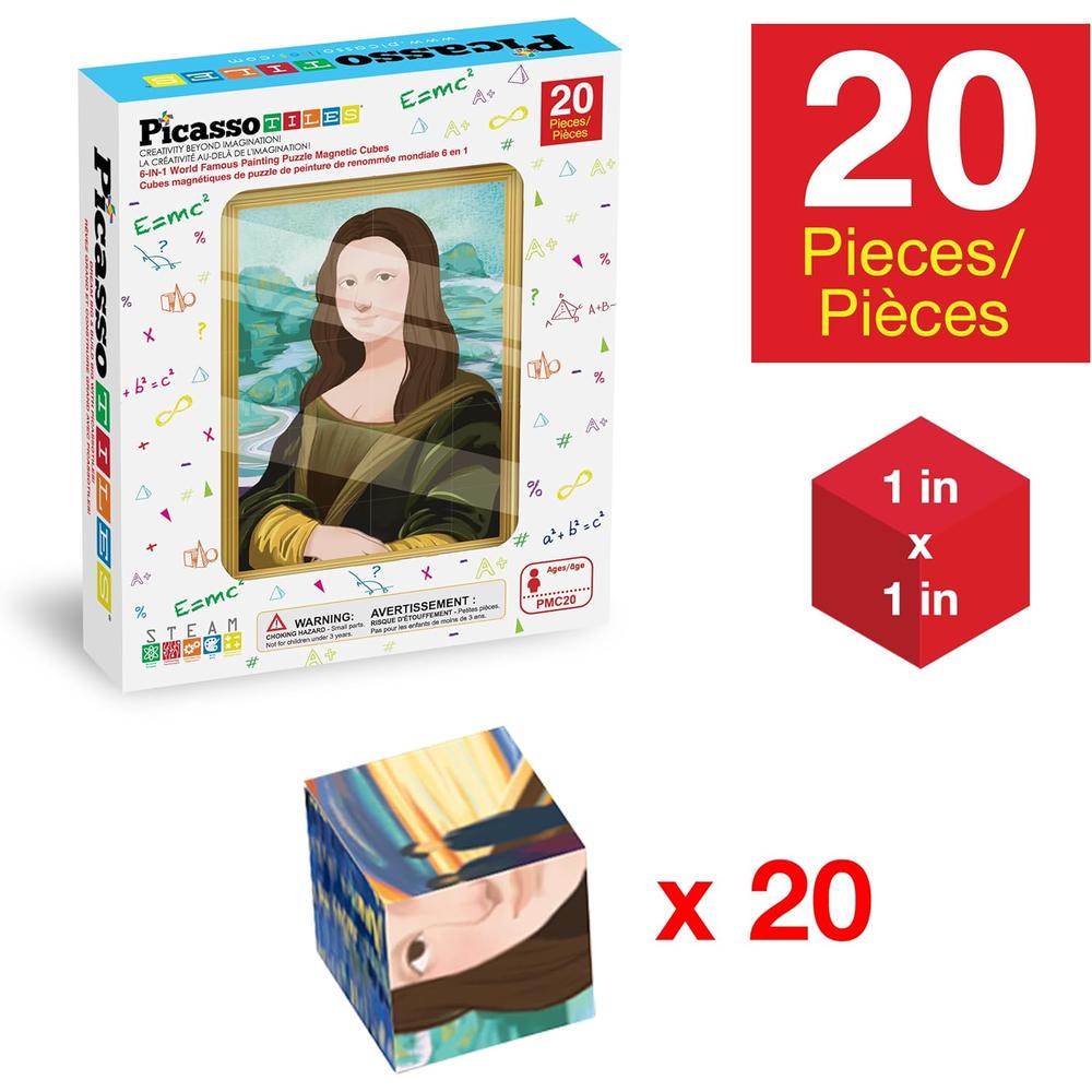 CUBOS MAGNÉTICOS ARTE 20 PIEZAS PICASSOTILES - 3