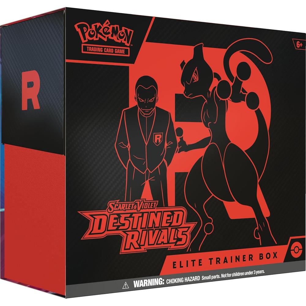 JUEGO DE CARTAS POKÉMON TCG SCARLET Y VIOLET DESTINED RIVALS ELITE TRAINER BOX (INGLÉS) - 1