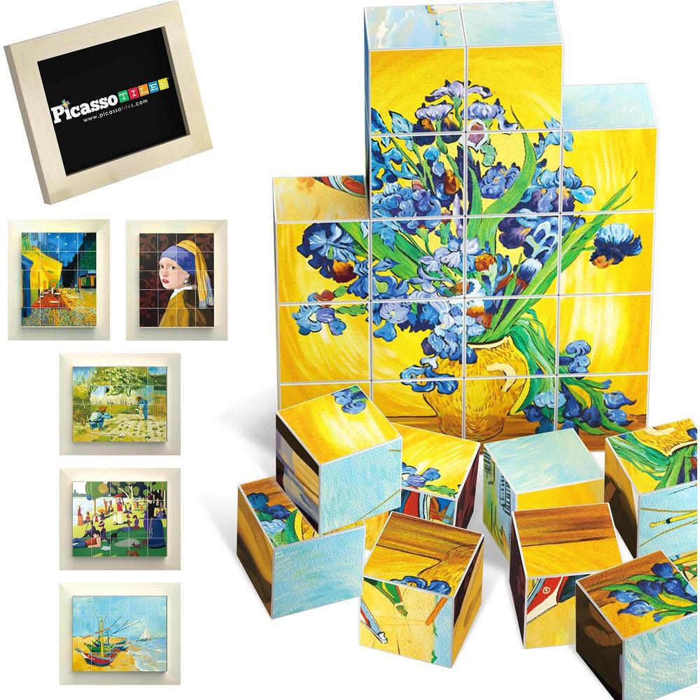 CUBOS MAGNÉTICOS PINTURAS FAMOSAS PICASSOTILES - 1