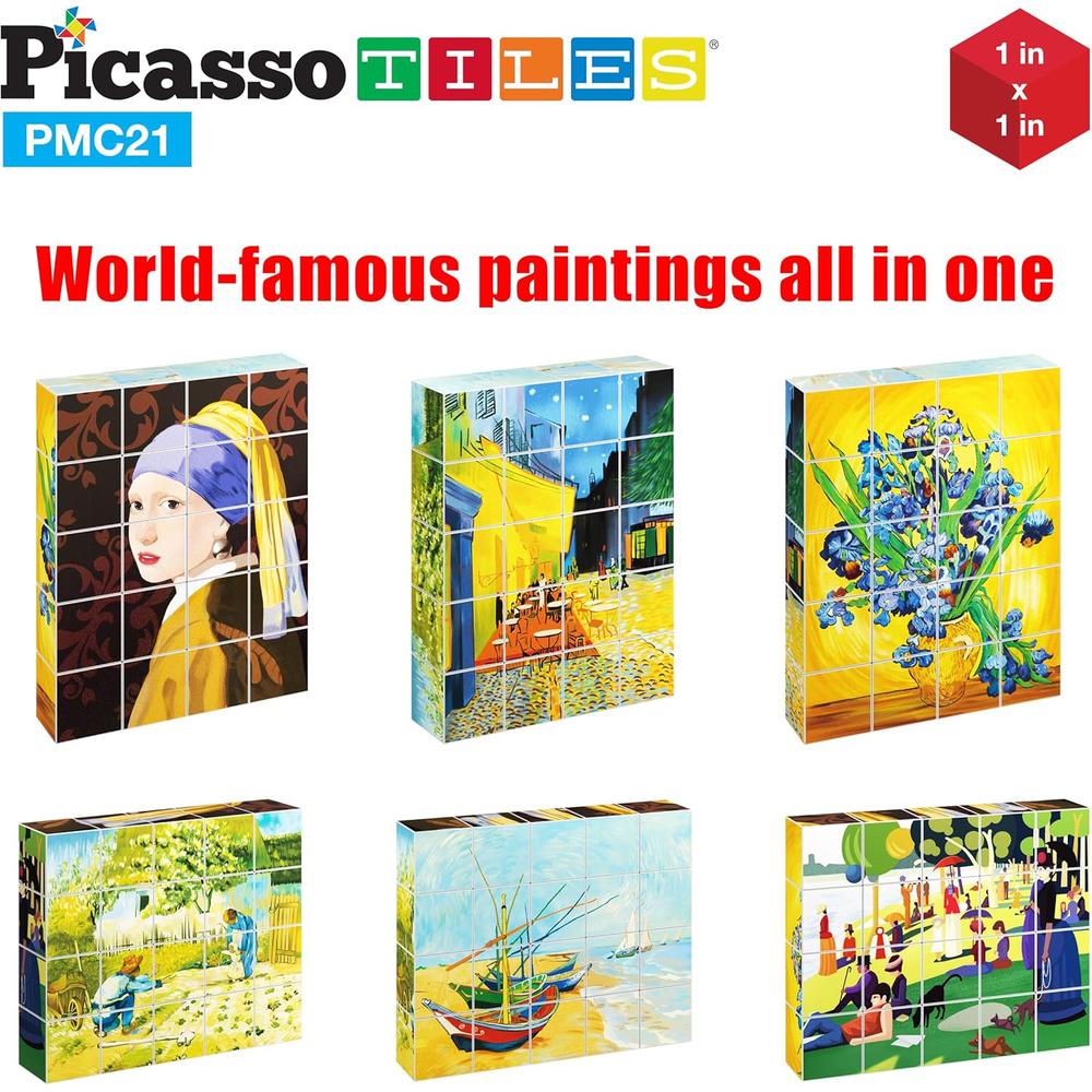 CUBOS MAGNÉTICOS PINTURAS FAMOSAS PICASSOTILES - 4