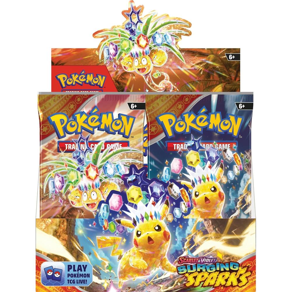 JUEGO DE CARTAS POKÉMON TCG SCARLET Y VIOLET SURGING SPARKS BOOSTER DISPLAY BOX (INGLÉS) - 2