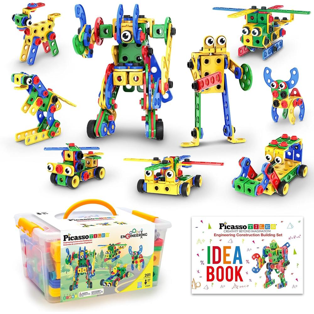 KIT CONSTRUCCIÓN STEM CON TALADRO PICASSOTILES - 1