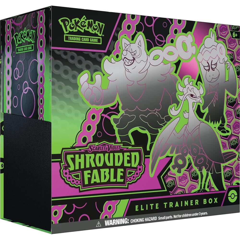 JUEGO DE CARTAS POKÉMON TCG SCARLET Y VIOLET SHROUDED FABLE ELITE TRAINER BOX (INGLÉS) - 1