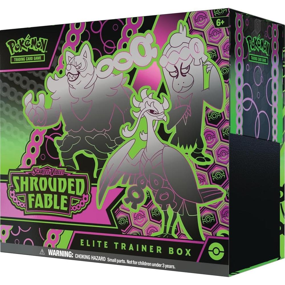 JUEGO DE CARTAS POKÉMON TCG SCARLET Y VIOLET SHROUDED FABLE ELITE TRAINER BOX (INGLÉS) - 2