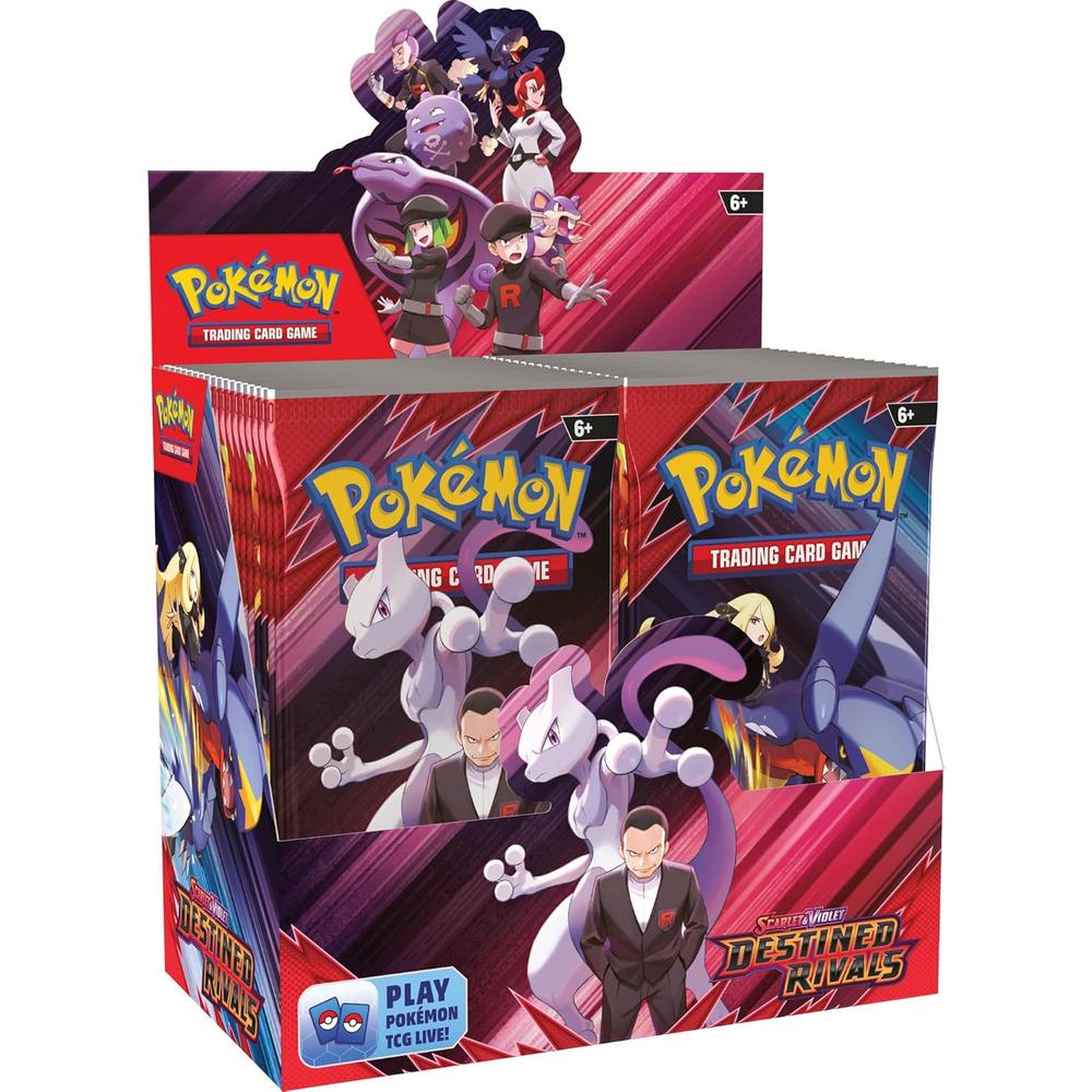 JUEGO DE CARTAS POKÉMON TCG SCARLET Y VIOLET DESTINED RIVALS BOOSTER BOX 36 PACKS (INGLÉS) - 1