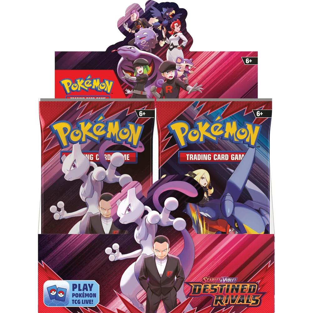 JUEGO DE CARTAS POKÉMON TCG SCARLET Y VIOLET DESTINED RIVALS BOOSTER BOX 36 PACKS (INGLÉS) - 2