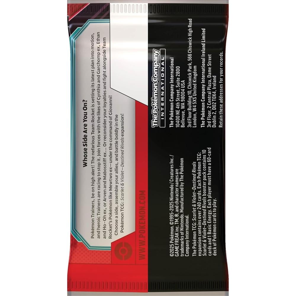 JUEGO DE CARTAS POKÉMON TCG SCARLET Y VIOLET DESTINED RIVALS BOOSTER BOX 36 PACKS (INGLÉS) - 3