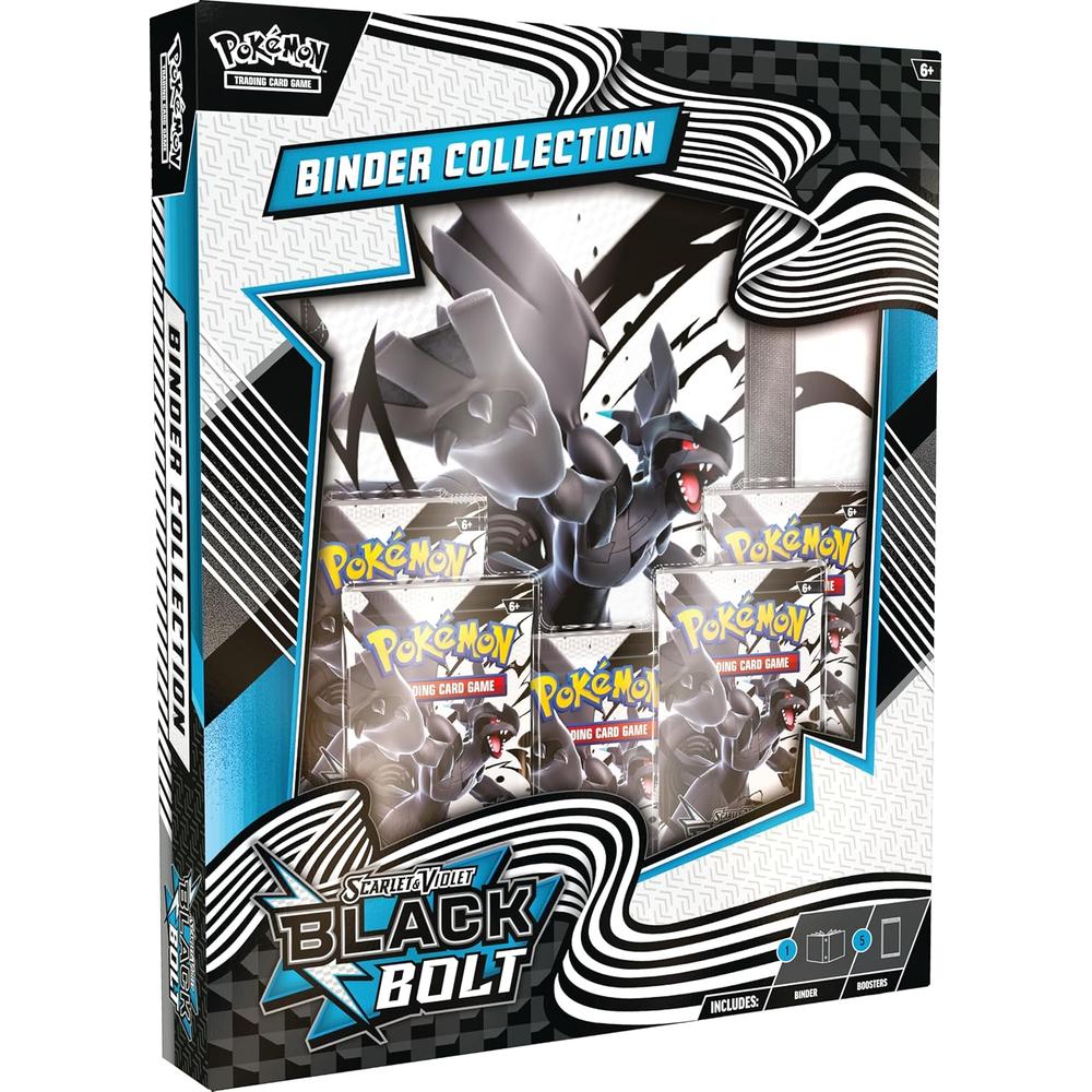 JUEGO DE CARTAS POKÉMON TCG SCARLET Y VIOLET BLACK BOLT BINDER COLLECTION (INGLÉS) - 1