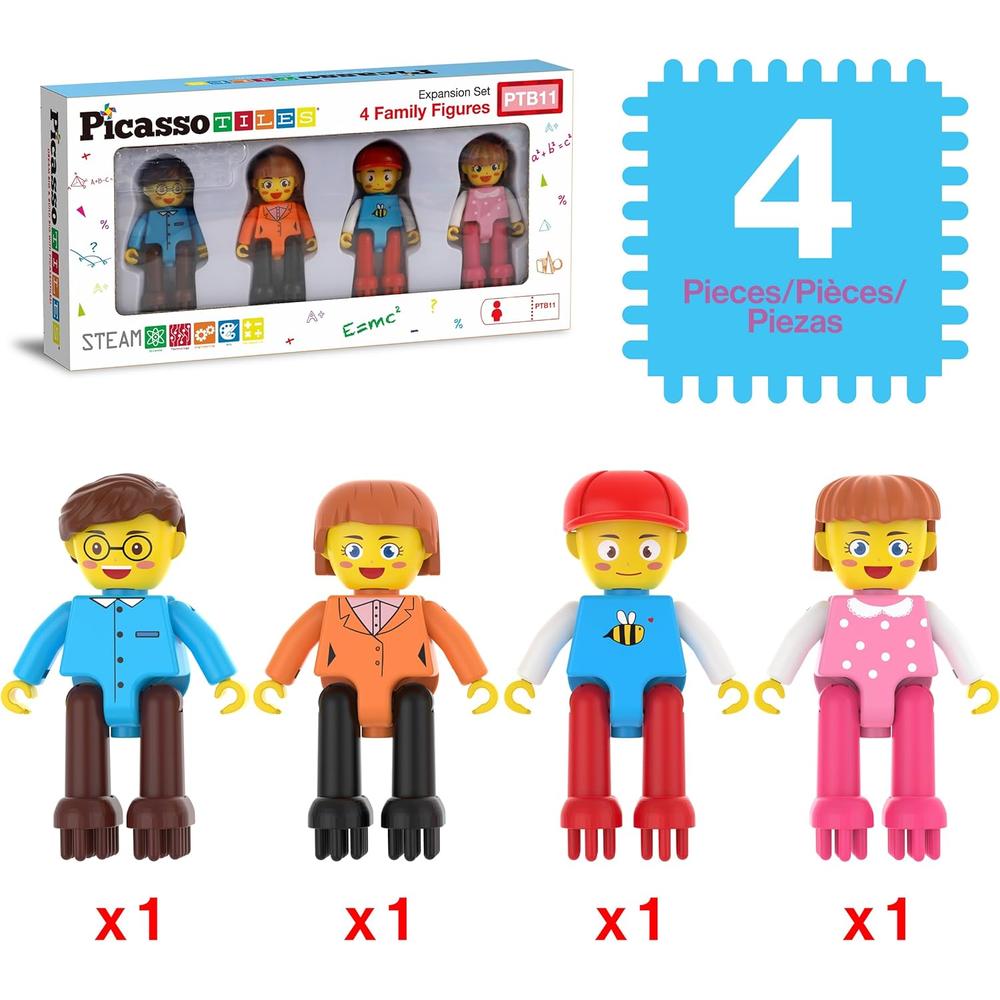 BLOQUES CONSTRUCCIÓN FIGURAS FAMILIA 4 PIEZAS PICASSOTILES - 3