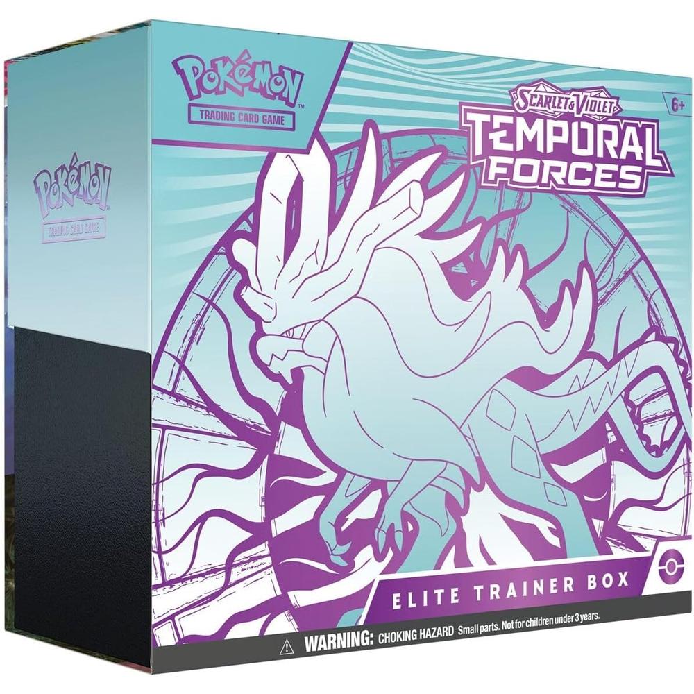 JUEGO DE CARTAS POKÉMON TCG SCARLET Y VIOLET TEMPORAL FORCES ELITE TRAINER BOX (INGLÉS) - 1