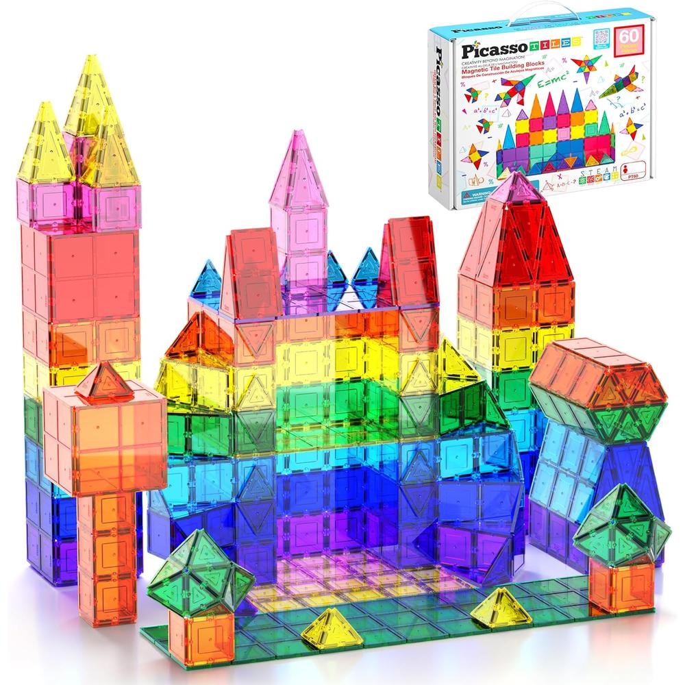 BLOQUES MAGNÉTICOS 3D TRANSPARENTES PICASSOTILES - 1