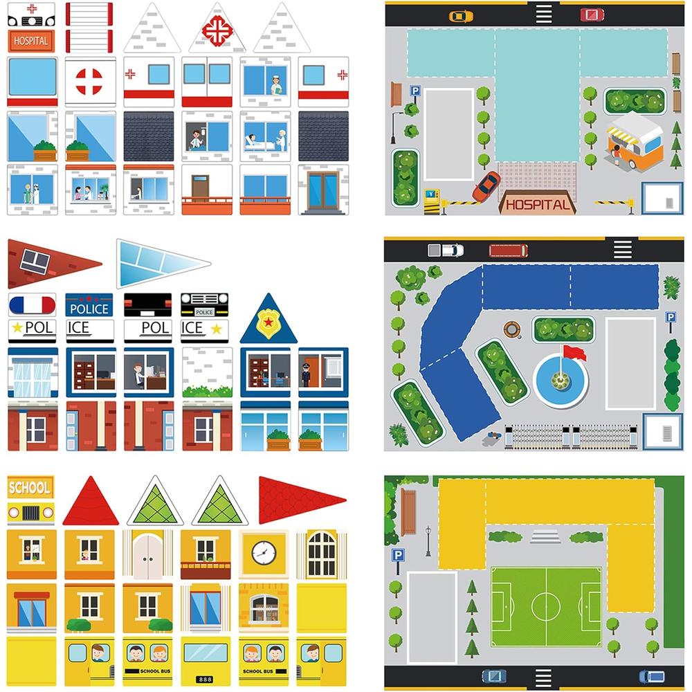 BLOQUES MAGNÉTICOS ROMPECABEZAS TEMÁTICO 3 EN 1 PICASSOTILES - 1