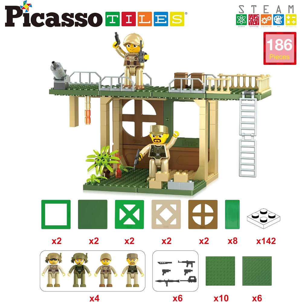 BLOQUES MAGNÉTICOS FUERZA MILITAR PTL18 PICASSOTILES - 2