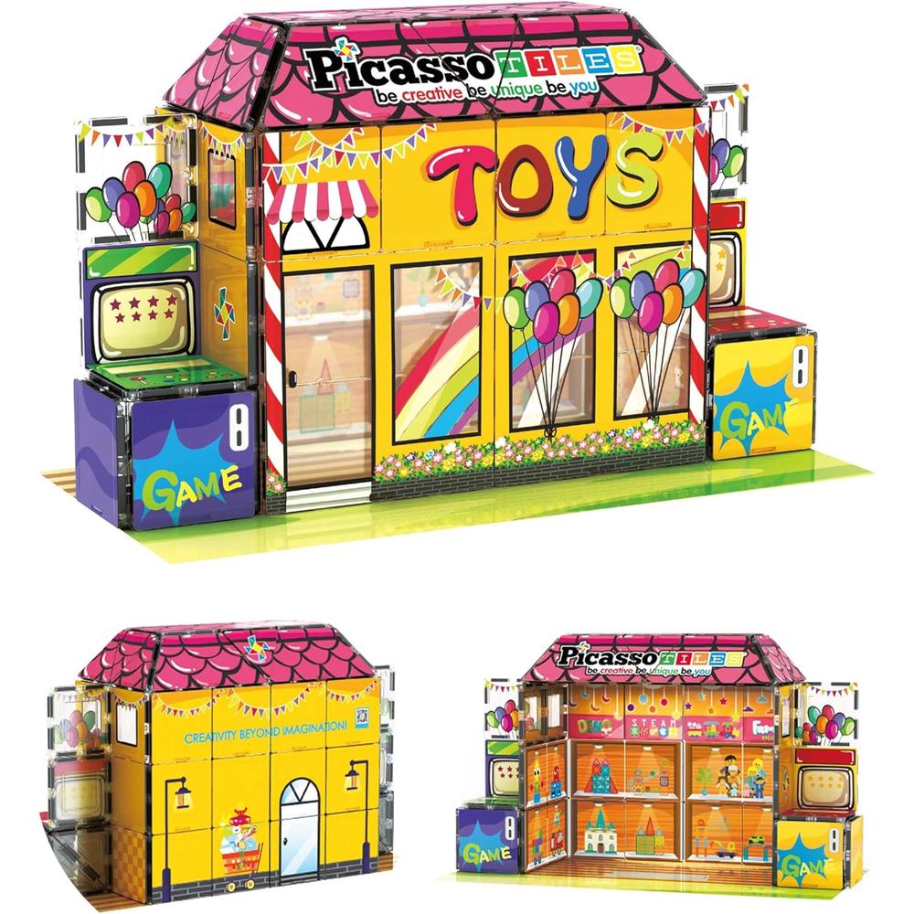 BLOQUES MAGNÉTICOS TIENDA JUGUETES PTQ50 PICASSOTILES - 1