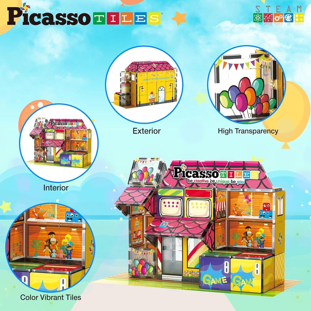BLOQUES MAGNÉTICOS TIENDA JUGUETES PTQ50 PICASSOTILES - 2