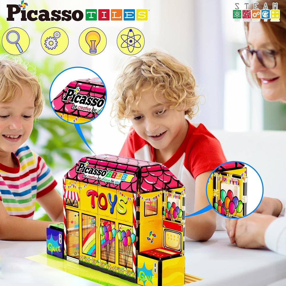 BLOQUES MAGNÉTICOS TIENDA JUGUETES PTQ50 PICASSOTILES - 3