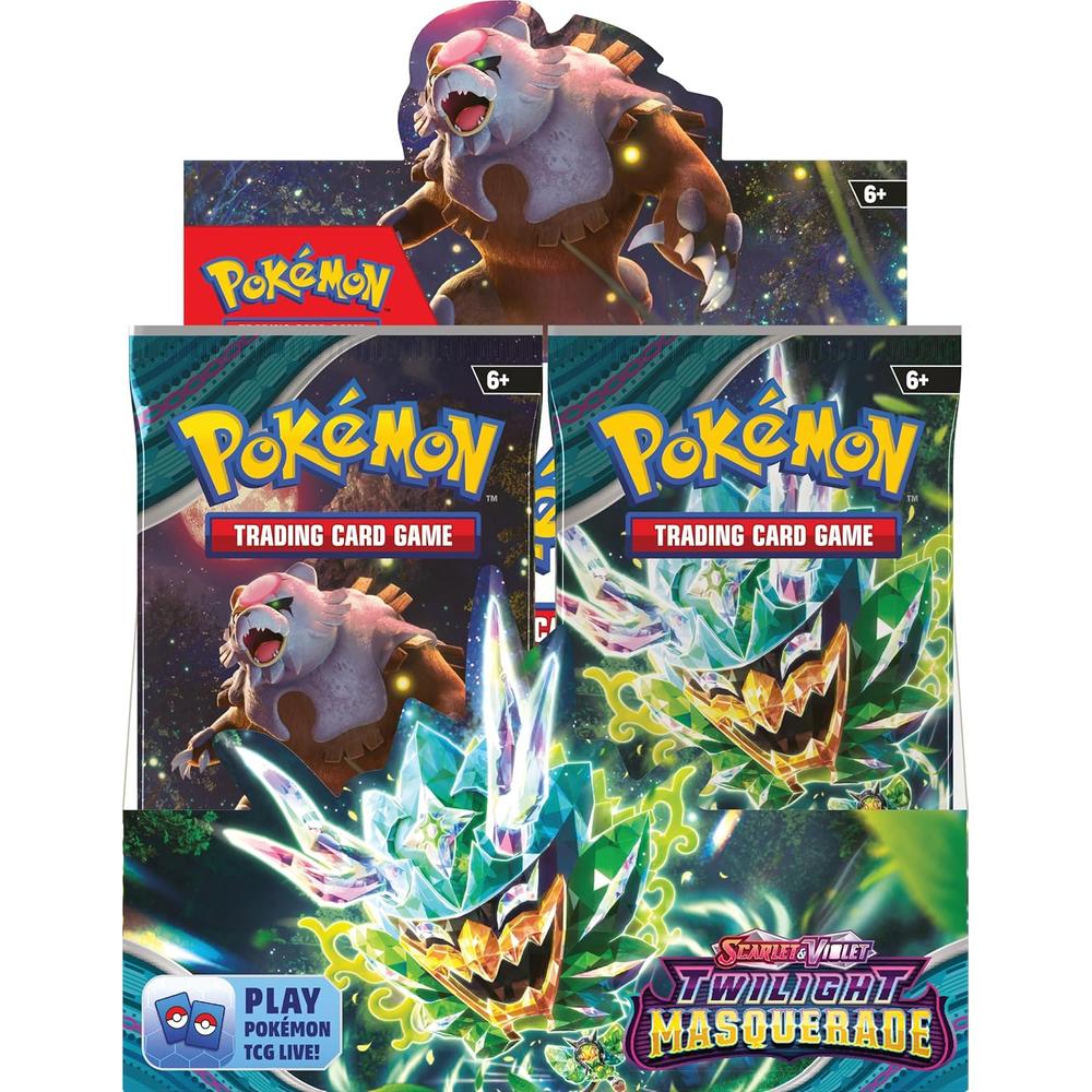 JUEGO DE CARTAS POKÉMON TCG SCARLET Y VIOLET TWILIGHT MASQUERADE BOOSTER DISPLAY BOX (INGLÉS) - 2