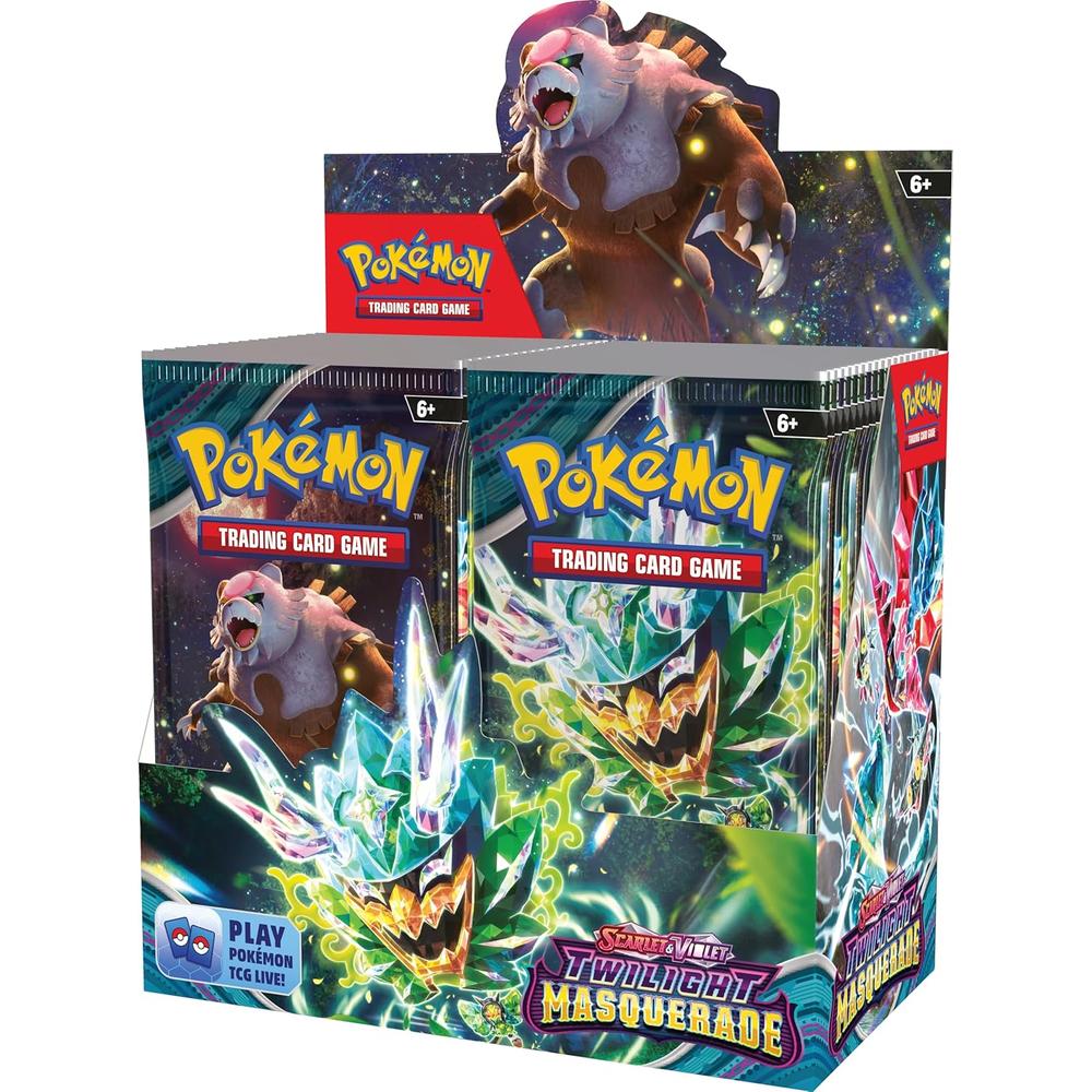 JUEGO DE CARTAS POKÉMON TCG SCARLET Y VIOLET TWILIGHT MASQUERADE BOOSTER DISPLAY BOX (INGLÉS) - 3