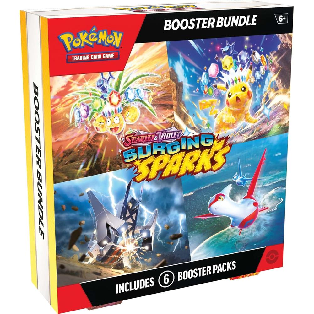 JUEGO DE CARTAS POKÉMON TCG SCARLET Y VIOLET SURGING SPARKS BOOSTER PACK (INGLÉS) - 1