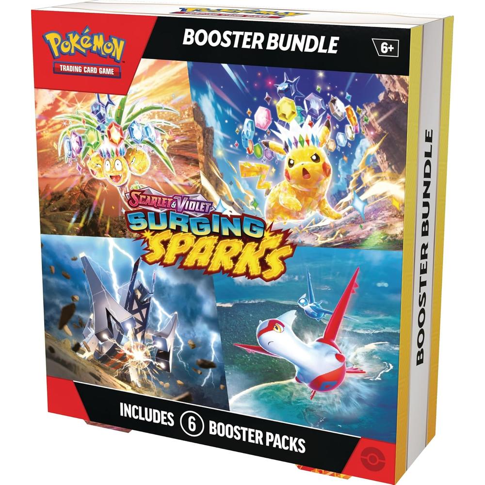 JUEGO DE CARTAS POKÉMON TCG SCARLET Y VIOLET SURGING SPARKS BOOSTER PACK (INGLÉS) - 2