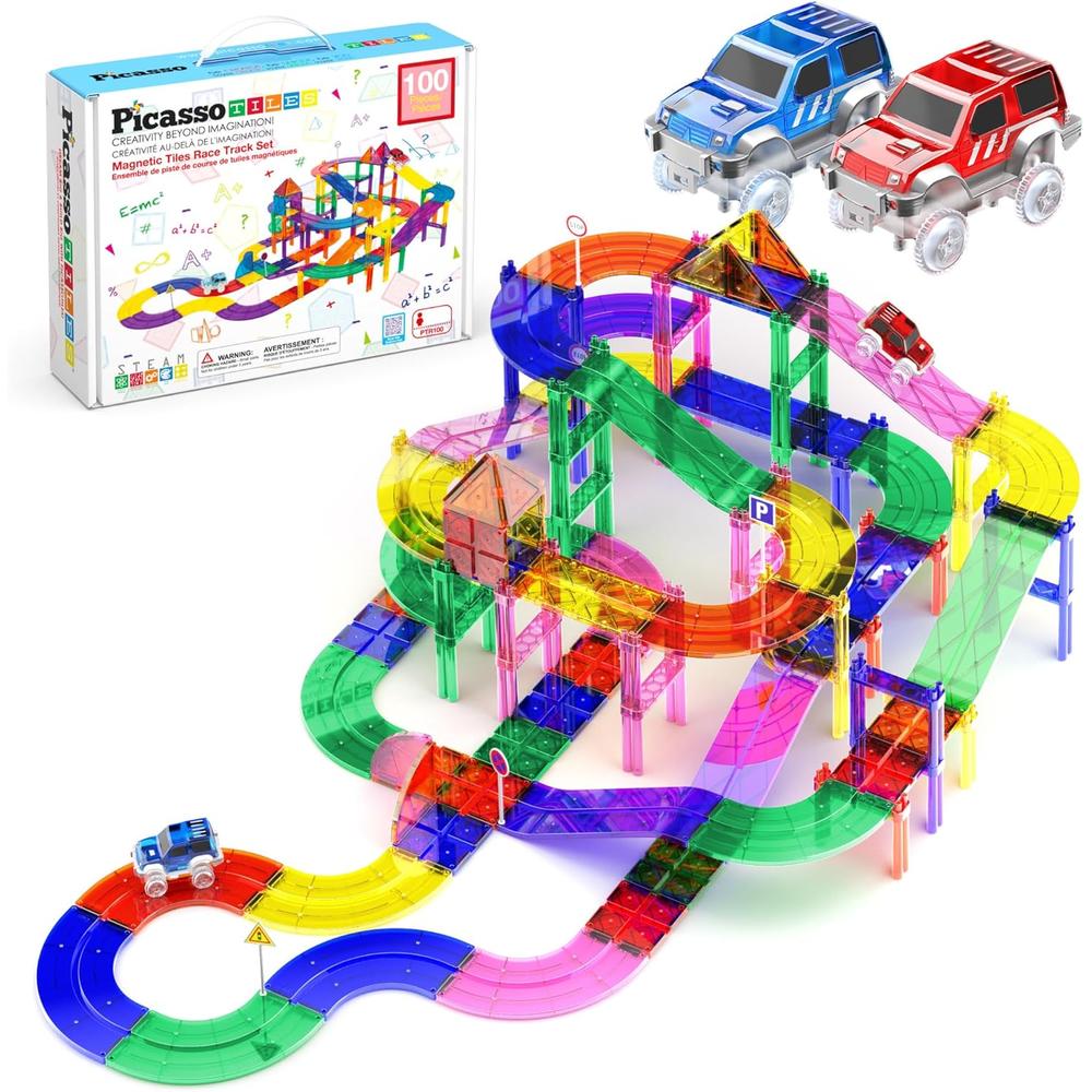 PISTA CARRERAS MAGNÉTICA CON AUTOS PICASSOTILES - 1